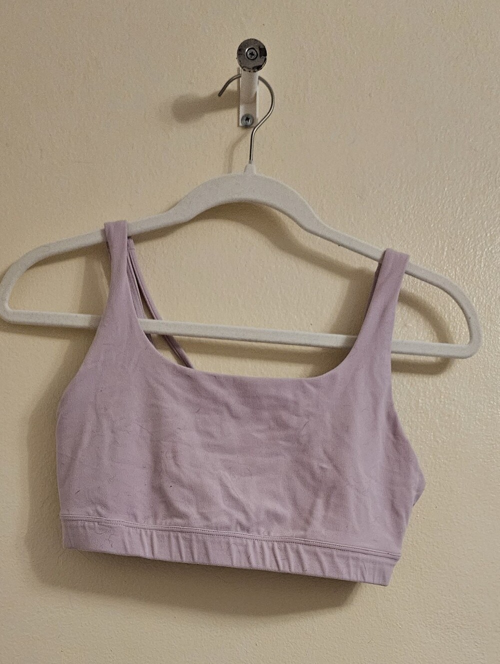 Athleta Light Lilac Seamless Scoop Bralette